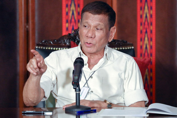 Presiden Filipine Rodrigo Duterte