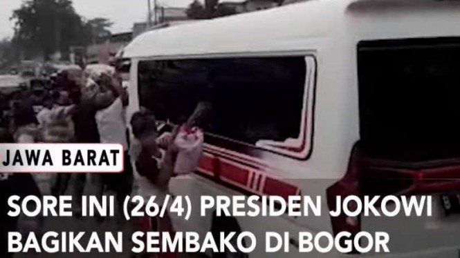 Aksi Bagi Sembako Jokowi