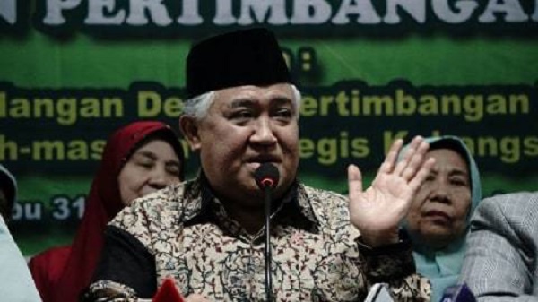 Kalimat Keras Din Syamsuddin Ditujukan kepada Jokowi, Kezaliman Nyata!