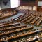 Aggota DPR mengikuti Rapat Paripurna di Kompleks Parlemen, Senayan