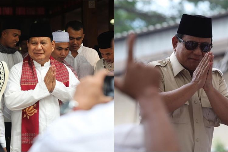 Prabowo Rayakan Idul Fitri Bersama Keluarga di Hambalang