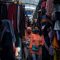 Suasana pertokoan di lorong basah Pasar 16 Ilir Palembang, Senin (18/6)