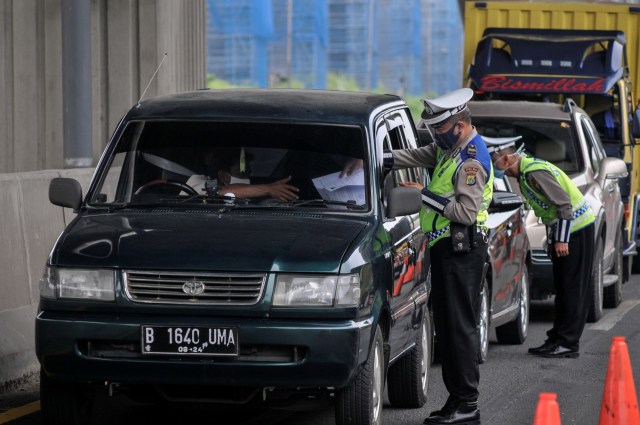 19.556 Kendaraan Hendak Mudik Dari Jakarta Digagalkan Polisi