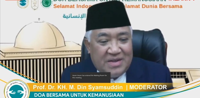Ketua Umum Dewan Nasional Pergerakan Indonesia Maju (DN -PIM), Prof Dr. M. Din Syamsuddin/Ist