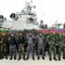 Prajurit TNI berbaris saat mengikuti upacara Operasi Siaga Tempur Laut Natuna 2020 di Pangkalan TNI AL, Ranai, Kepulauan Natuna, awal tahun ini. | ANTARA FOTO/M RISYAL HIDAYAT