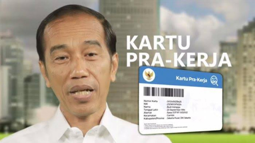 Jokowi dan Kartu Prakerja (Sumber foto : Istimewa)