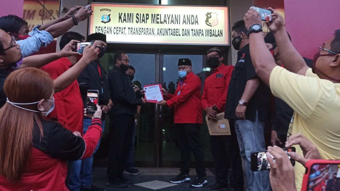 PDIP Kalimantan Timur Sampaikan Dukungan Kepada Kepolisian, Usut Pelaku Pembakaran Bendera Partai