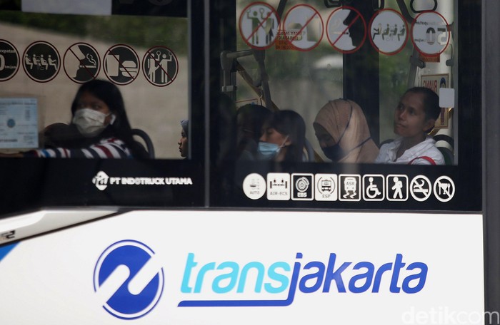 Ilustrasi, bus TransJakarta (Agung Pambudhy/detikcom)