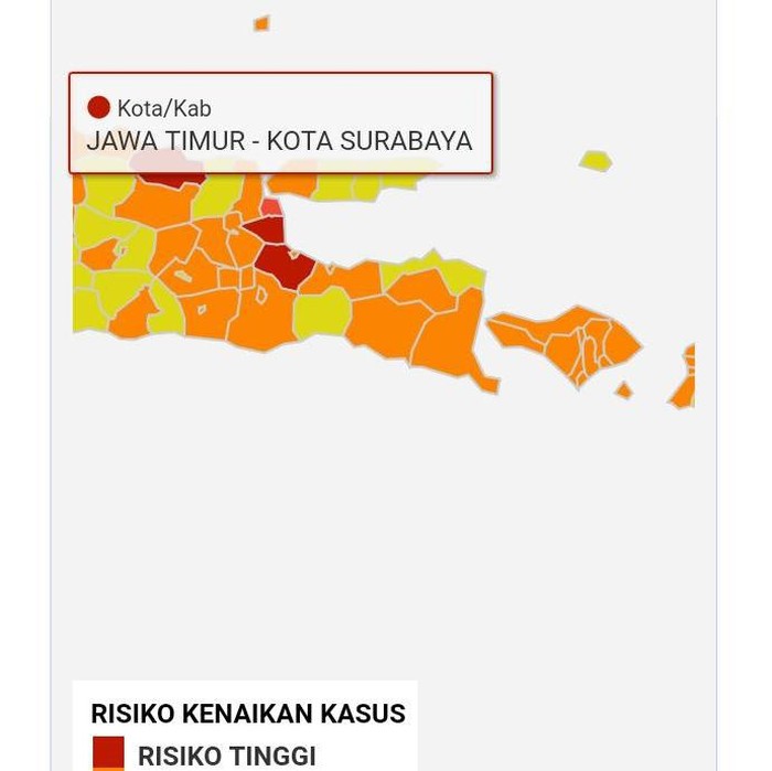 Surabaya Kembali Zona Merah Corona, Pemkot Sebut Karena Banyak Testing