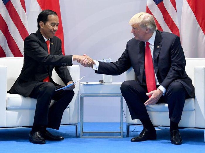 Presiden Jokowi Selevel Dengan Presiden Trump