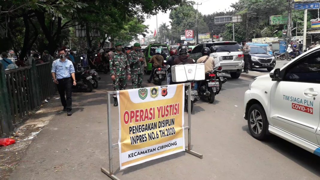 Polres Bogor Gelar Operasi Yustisi, 15 Warga Terjaring Tak Pakai Masker