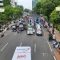 Ribuan Buruh Tolak Omnibus Law Sempat Blokade Jalan Basuki Rahmat