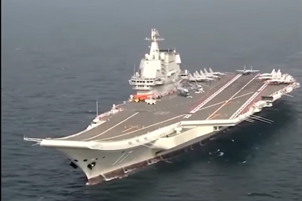 Gagah, China Kerahkan Kapal Induk Menuju Laut China Selatan untuk Latihan Perang