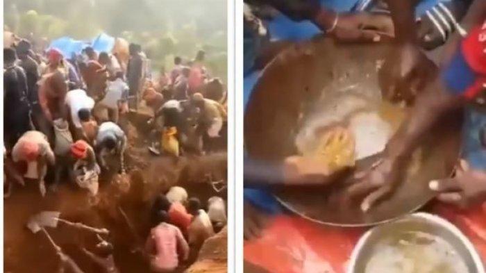 Viral Penemuan Gunung Emas di Kongo, Para Penambang Berdesakan