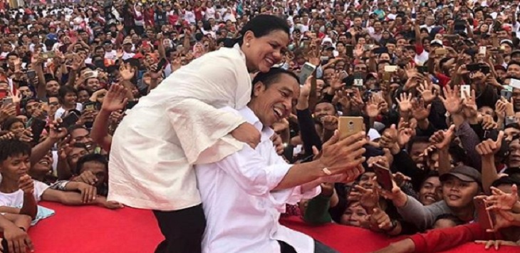 Survei Capres 2024 : Elektabilitas Iriana Jokowi 17,7 Persen