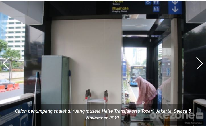 Anies Bangun Musala di Halte Transjakarta, Warganet: Makin Berkah Jakarta