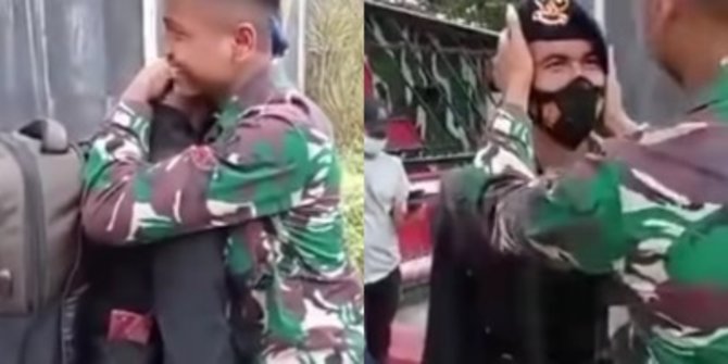 Seorang TNI Tampar Adik dengan Keras karena Bangga Jadi Brimob