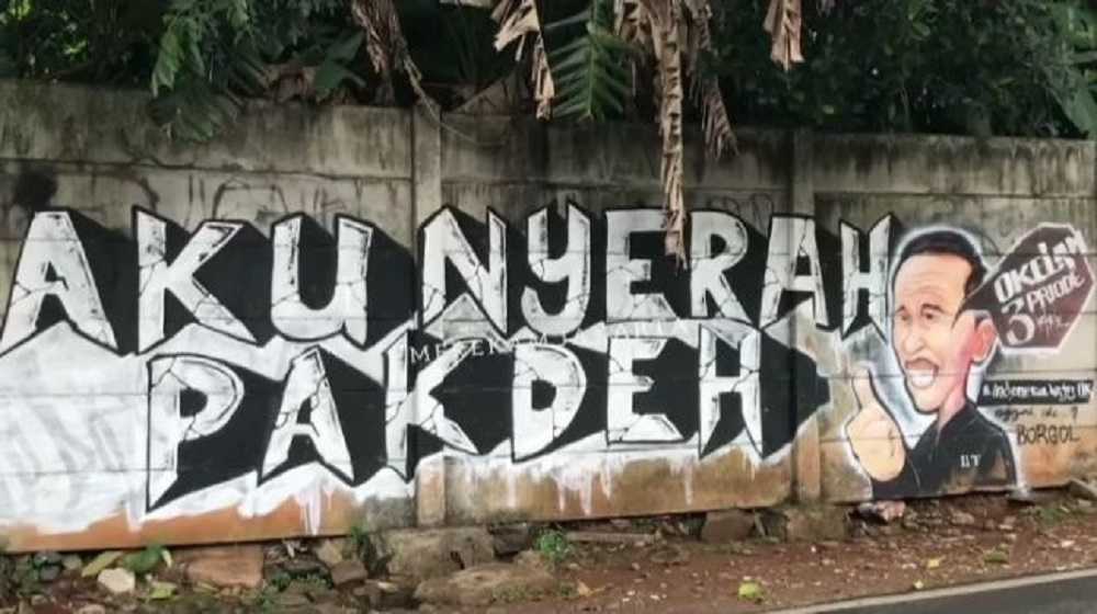 Mural Mirip Jokowi Hiasi Tembok di Kebagusan, Tak Lama Langsung Dihapus