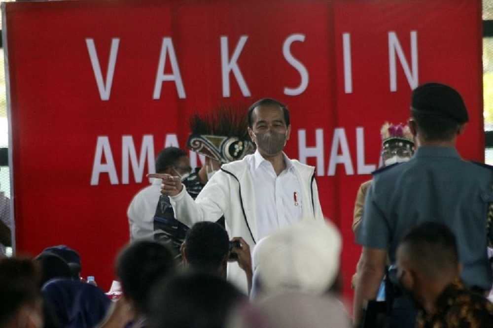 Jokowi Apresiasi Antusiasme Warga Papua Barat Ikuti Vaksinasi Covid-19