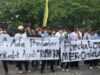 Demo Kasus Pelecehan Oknum Dosen Unri, Spanduk Mahasiswa Jadi Sorotan