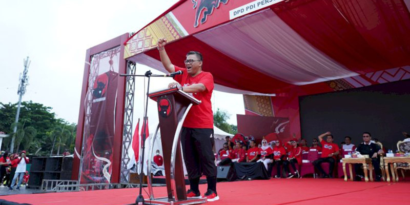 Ajak Kader PDIP Menangkan Pemilu 2024, Ahmad Basarah: Warga Sumsel Punya Genetik Pemimpin Nasional