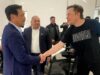 Elon Musk saat bertemu rombongan Menko Marves Luhut Pandjaitan