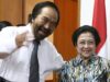 Ketua Umum Partai Nasdem Surya Paloh dan Ketua Umum PDI Perjuangan Megawati Soekarnoputri