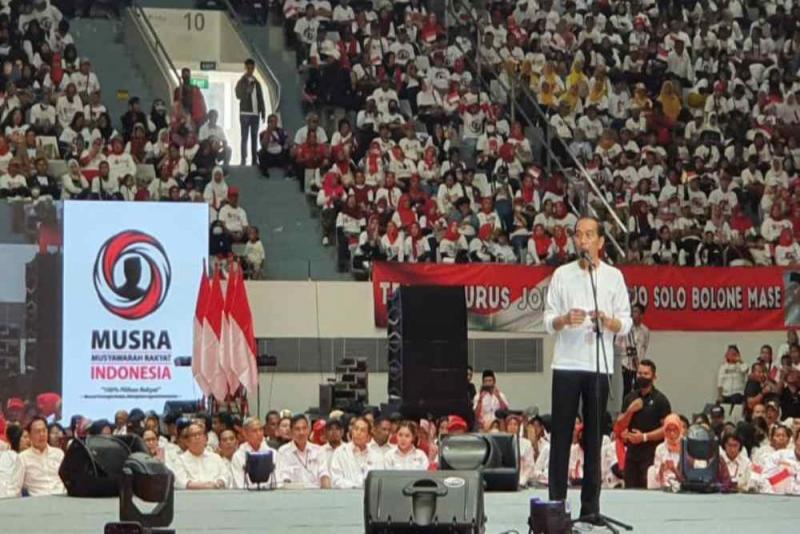 Pidato Jokowi saat Musra