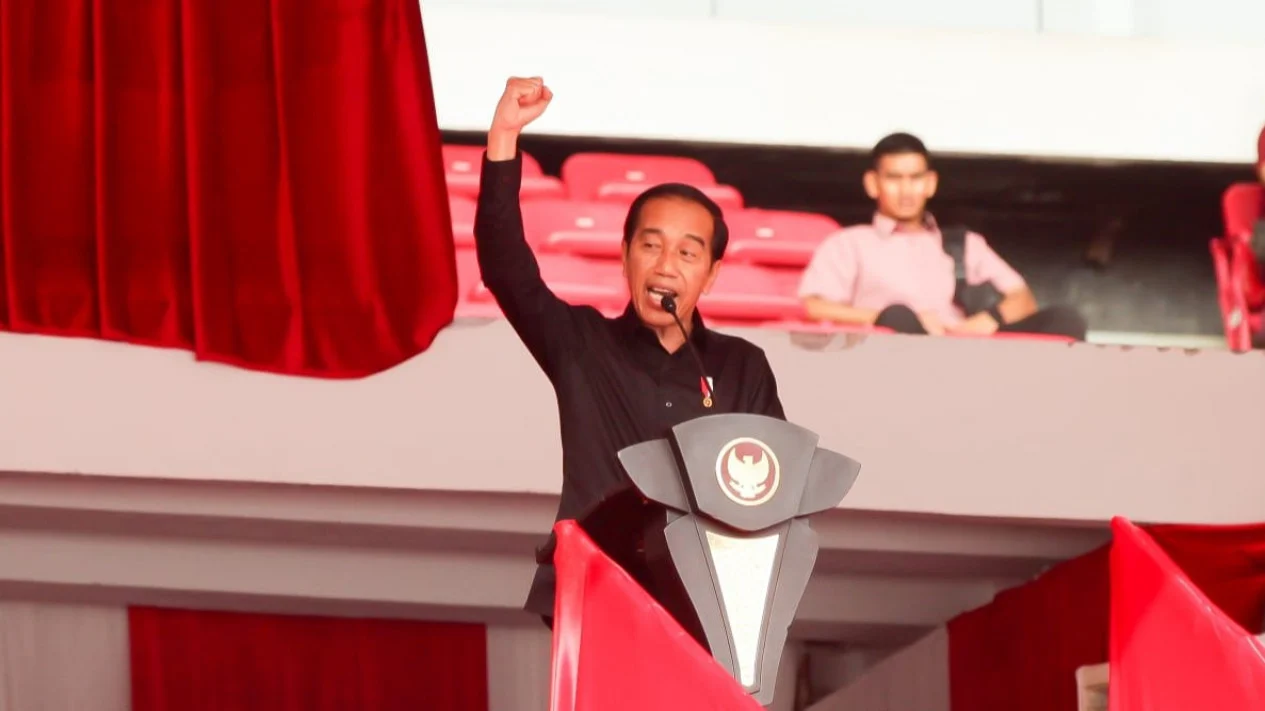 Jokowi Teriakan Kemenangan untuk Ganjar Pranowo