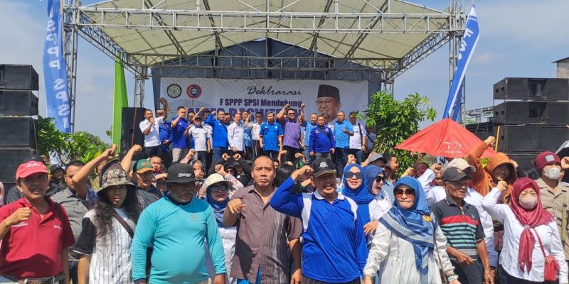 Pengurus Pusat Federasi Serikat Pekerja Pertanian dan Perkebunan Serikat Pekerja Seluruh Indonesia (FSP PP SPSI) mendeklarasikan dukungan kepada Anies Rasyid Baswedan/Net