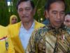 Luhut Binsar Pandjaitan bersama Joko Widodo dan Airlangga Hartarto
