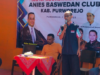 M. Agus Achidin (berdiri) saat menjadi pembicara diskusi panel yang digelar simpul relawan Anies di Purworejo beberapa waktu lalu.