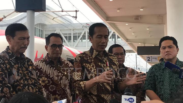 Jokowi: Kereta Cepat Bukan Untung Rugi, yang Penting Rakyat Dilayani