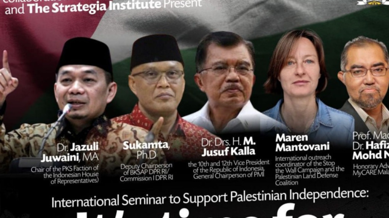 Fraksi PKS DPR RI Menyelenggarakan Seminar Internasional Mendukung Kemerdekaan Palestina