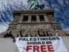 Ratusan Umat Yahudi Duduki Patung Liberty, Dukung Kebebasan Palestina